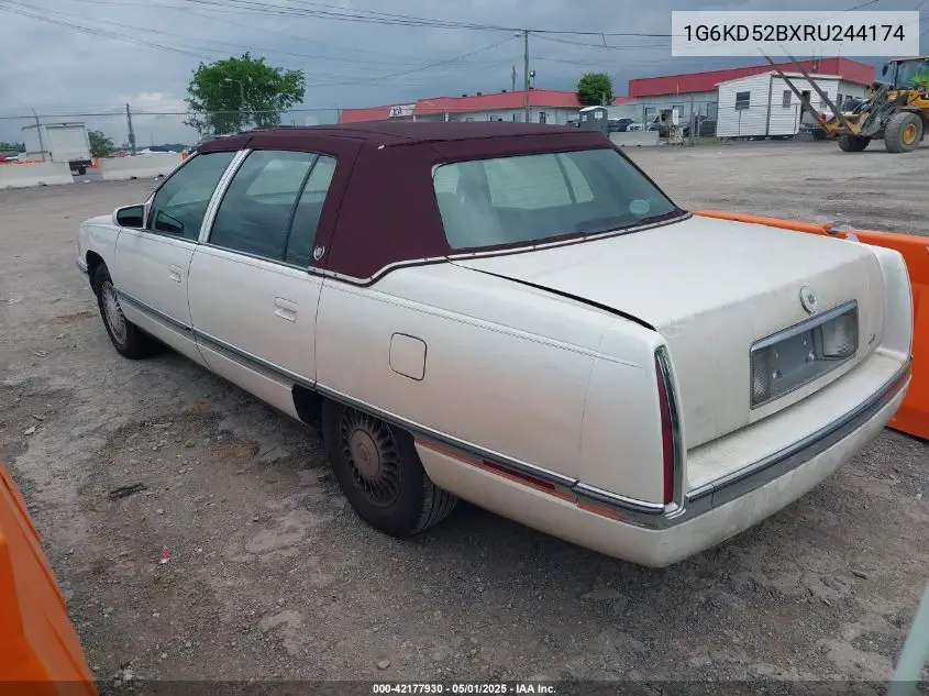 1994 Cadillac Deville VIN: 1G6KD52BXRU244174 Lot: 42177930