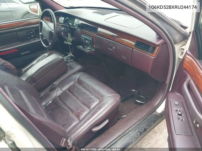 1994 Cadillac Deville VIN: 1G6KD52BXRU244174 Lot: 42177930