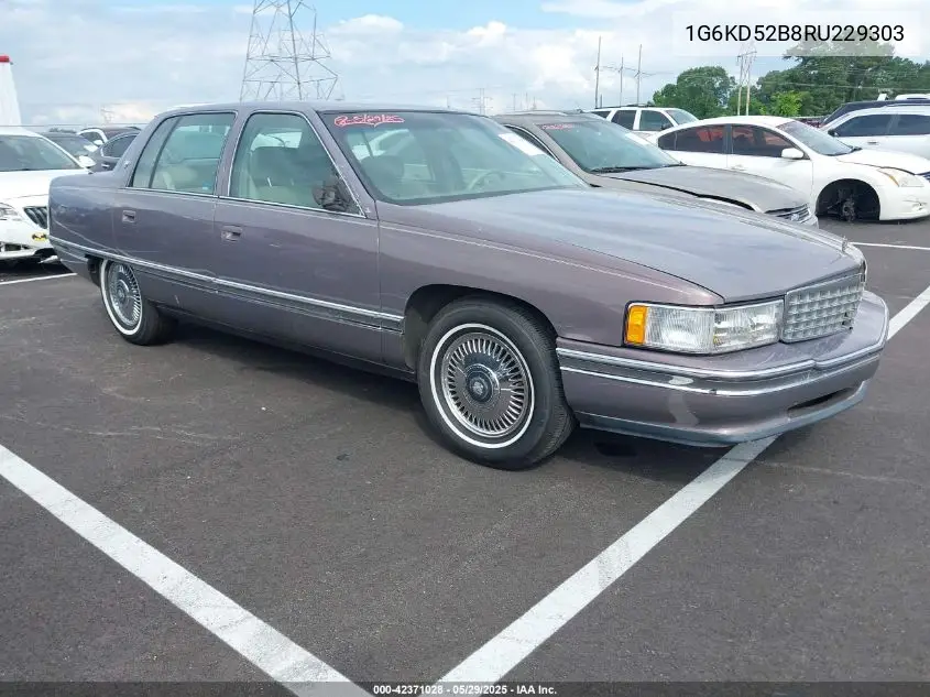 1994 Cadillac Deville VIN: 1G6KD52B8RU229303 Lot: 42371028