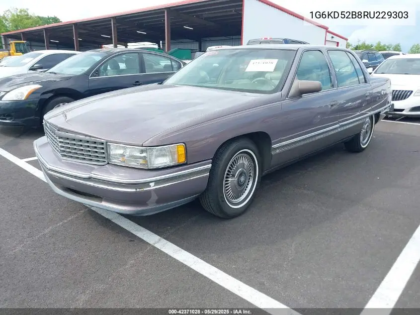 1994 Cadillac Deville VIN: 1G6KD52B8RU229303 Lot: 42371028