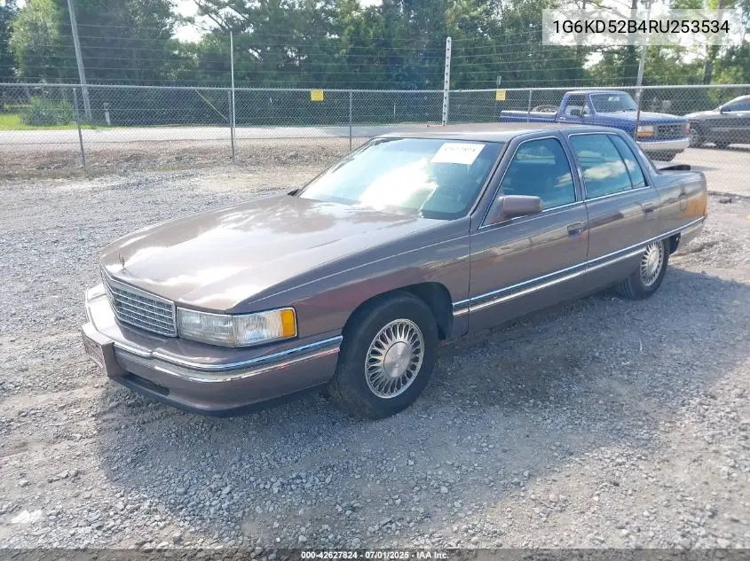 1994 Cadillac Deville VIN: 1G6KD52B4RU253534 Lot: 42627824