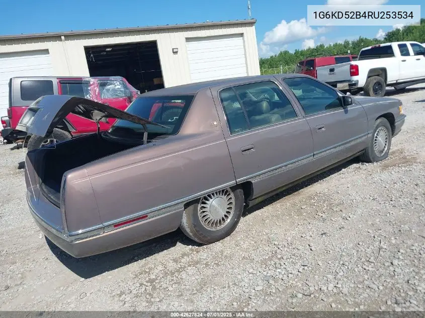 1994 Cadillac Deville VIN: 1G6KD52B4RU253534 Lot: 42627824
