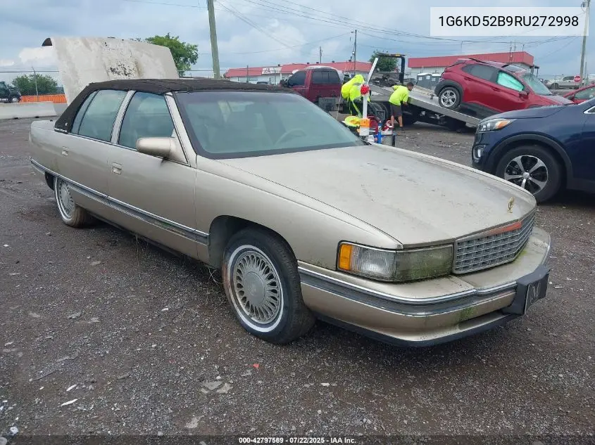 1994 Cadillac Deville VIN: 1G6KD52B9RU272998 Lot: 42797569