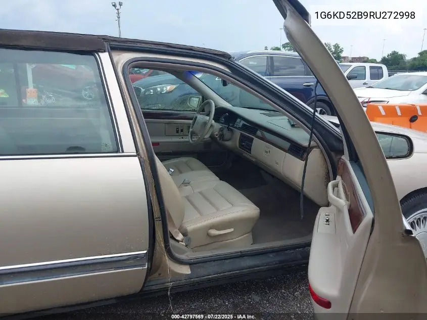1994 Cadillac Deville VIN: 1G6KD52B9RU272998 Lot: 42797569
