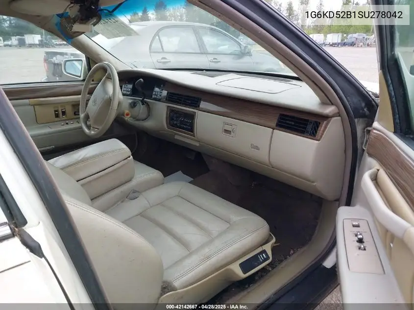 1995 Cadillac Deville VIN: 1G6KD52B1SU278042 Lot: 42142667