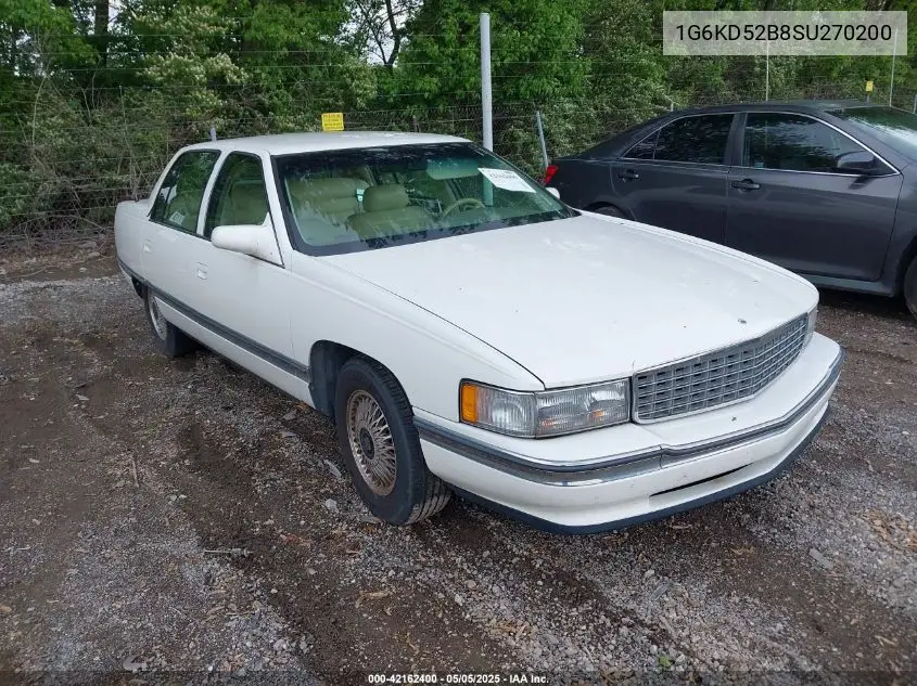 1995 Cadillac Deville VIN: 1G6KD52B8SU270200 Lot: 42162400