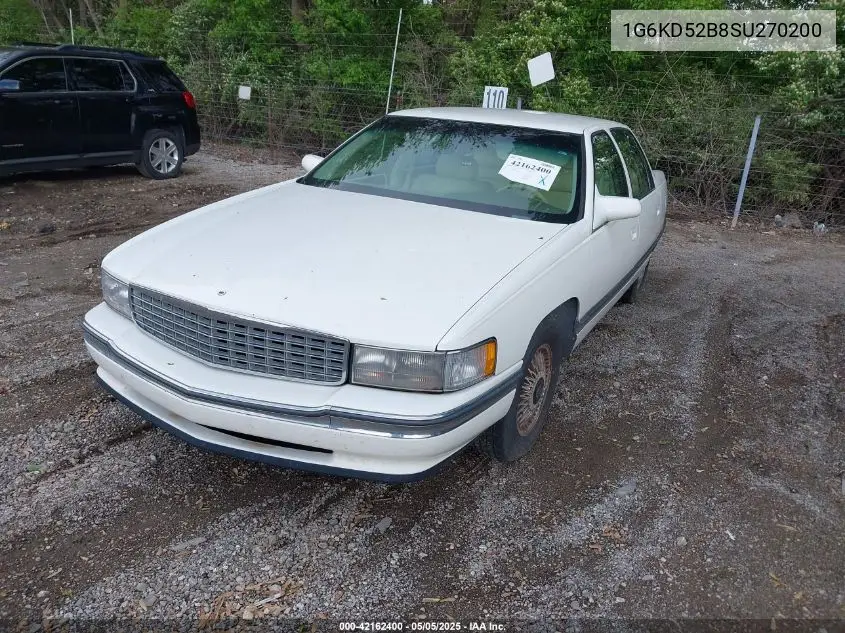 1995 Cadillac Deville VIN: 1G6KD52B8SU270200 Lot: 42162400