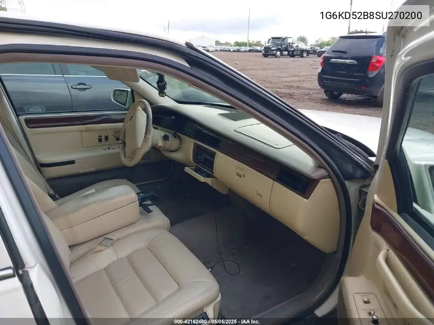 1995 Cadillac Deville VIN: 1G6KD52B8SU270200 Lot: 42162400