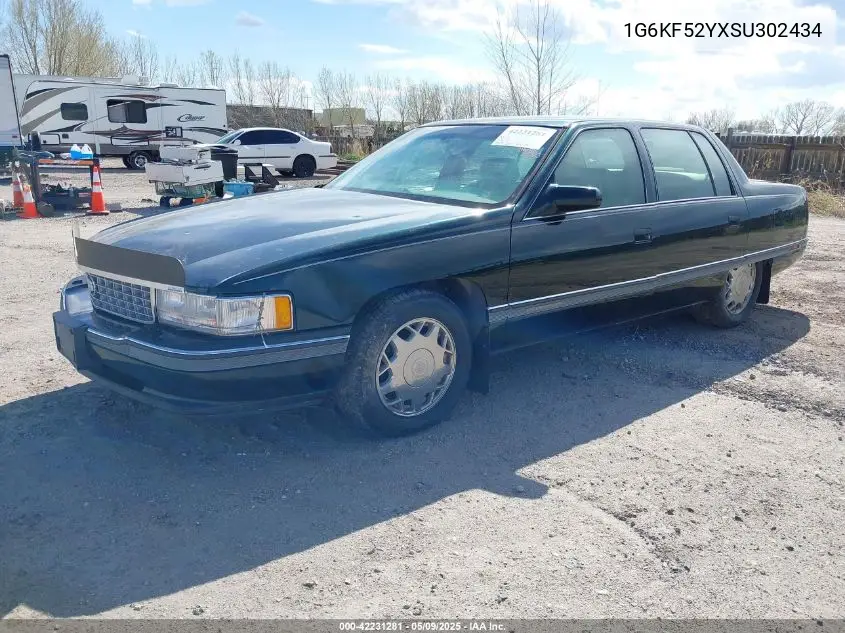 1995 Cadillac Deville Concours VIN: 1G6KF52YXSU302434 Lot: 42231281