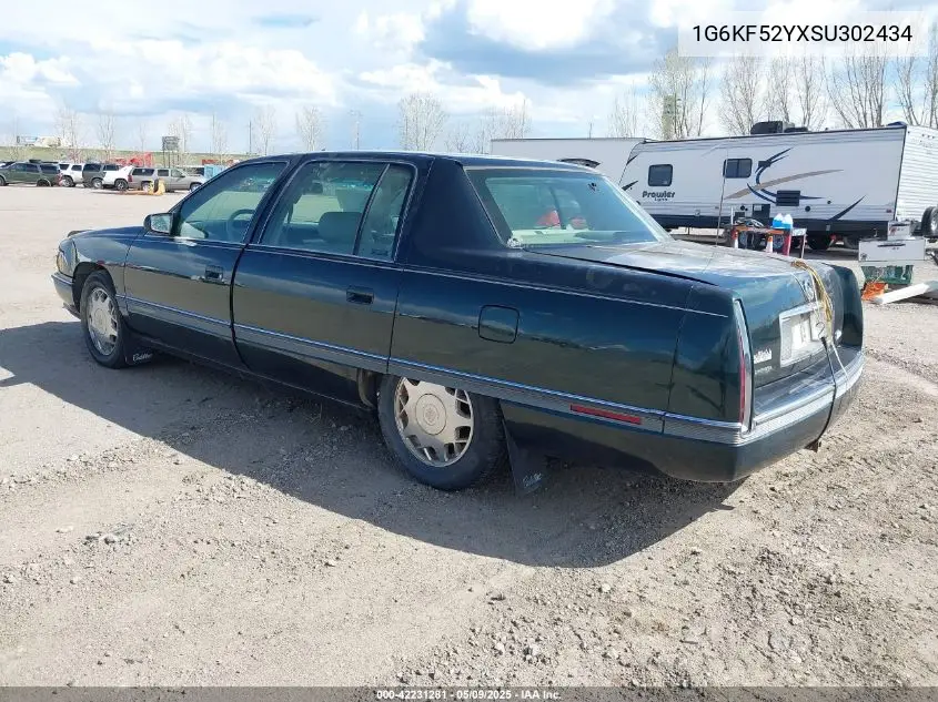 1995 Cadillac Deville Concours VIN: 1G6KF52YXSU302434 Lot: 42231281