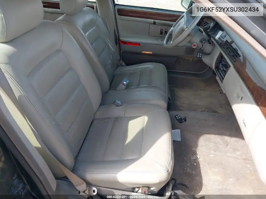 1995 Cadillac Deville Concours VIN: 1G6KF52YXSU302434 Lot: 42231281