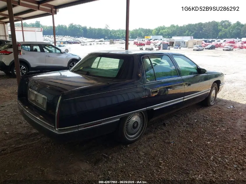 1995 Cadillac Deville VIN: 1G6KD52B9SU286292 Lot: 42577953
