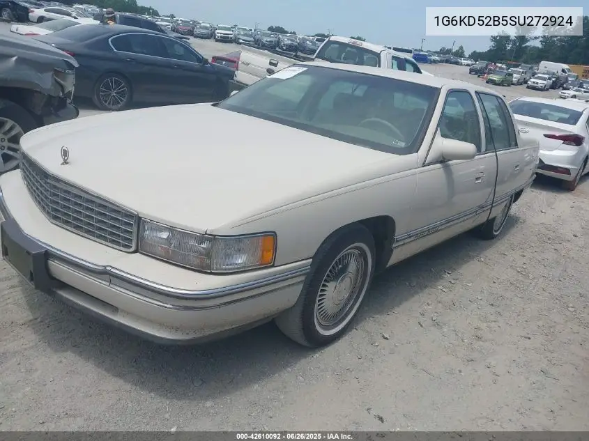 1995 Cadillac Deville VIN: 1G6KD52B5SU272924 Lot: 42610092