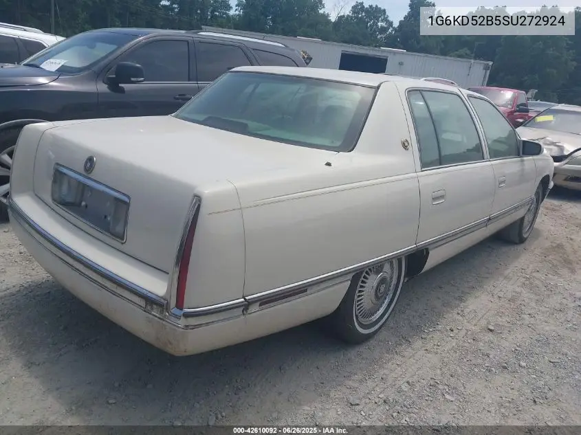 1995 Cadillac Deville VIN: 1G6KD52B5SU272924 Lot: 42610092