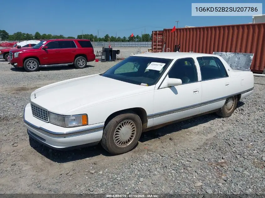 1995 Cadillac Deville VIN: 1G6KD52B2SU207786 Lot: 42694770