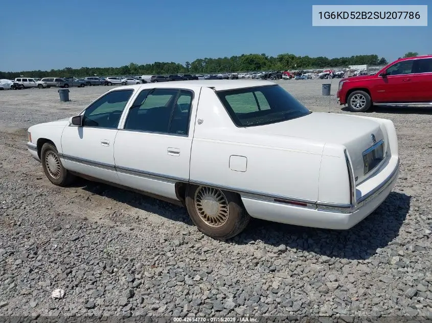 1995 Cadillac Deville VIN: 1G6KD52B2SU207786 Lot: 42694770