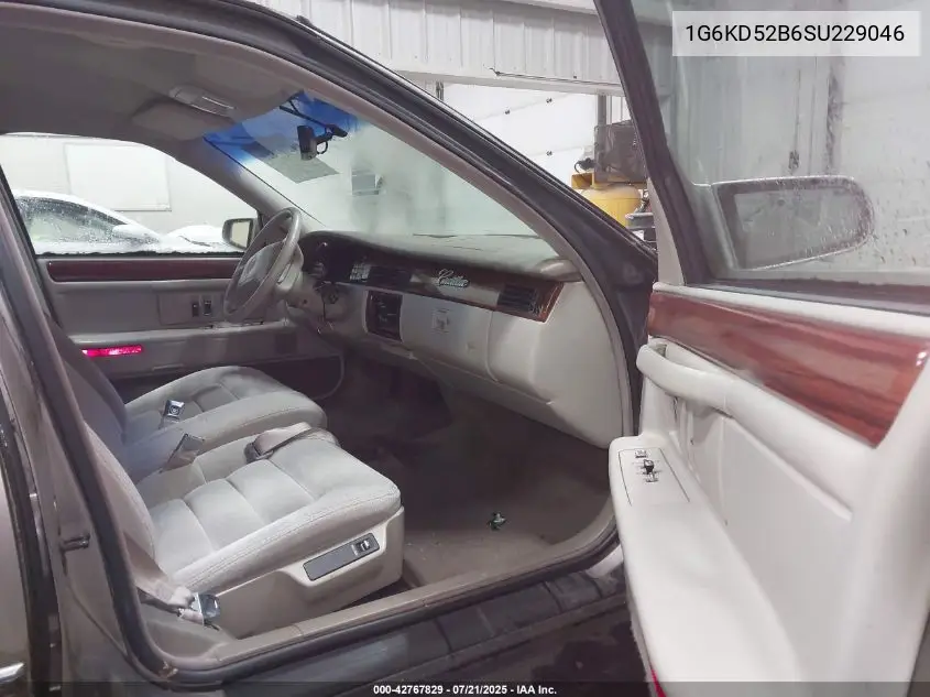 1995 Cadillac Deville VIN: 1G6KD52B6SU229046 Lot: 42767829