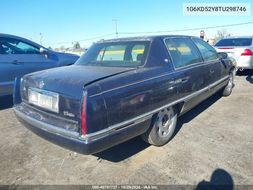 1996 Cadillac Deville VIN: 1G6KD52Y8TU298746 Lot: 40701737