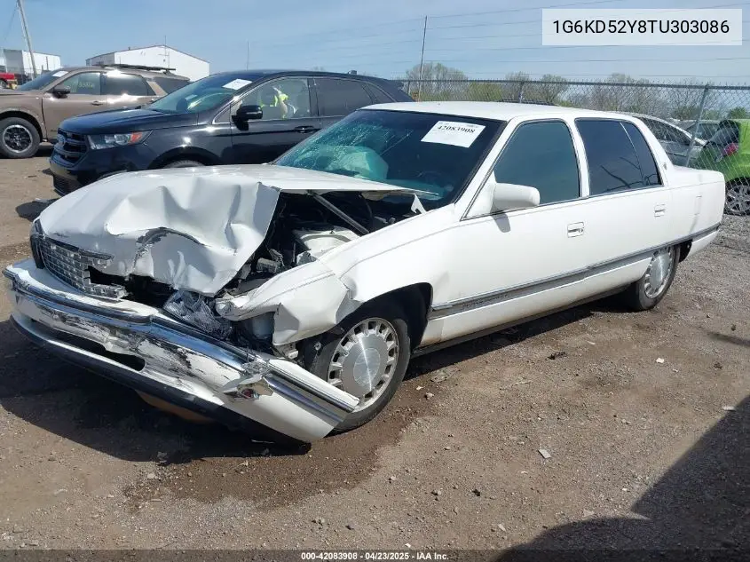 1996 Cadillac Deville VIN: 1G6KD52Y8TU303086 Lot: 42083908