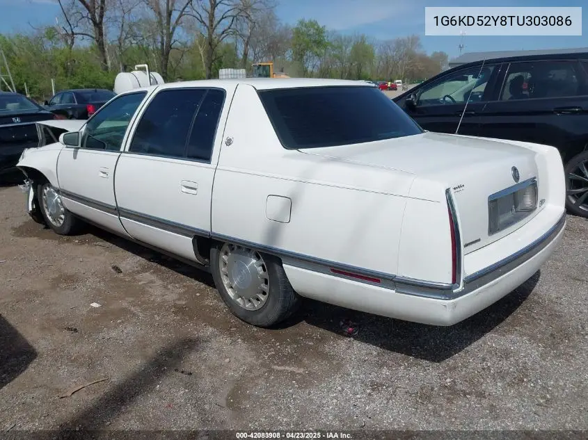 1996 Cadillac Deville VIN: 1G6KD52Y8TU303086 Lot: 42083908