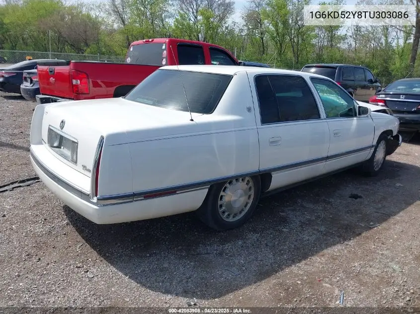 1996 Cadillac Deville VIN: 1G6KD52Y8TU303086 Lot: 42083908