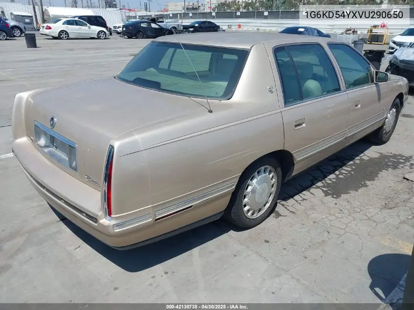 1997 Cadillac Deville Standard VIN: 1G6KD54YXVU290650 Lot: 42130738