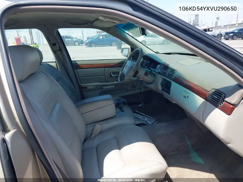 1997 Cadillac Deville Standard VIN: 1G6KD54YXVU290650 Lot: 42130738