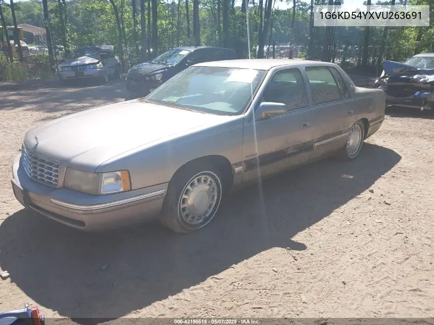 1997 Cadillac Deville Standard VIN: 1G6KD54YXVU263691 Lot: 42190515