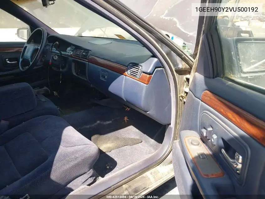 1997 Cadillac Deville Professional VIN: 1GEEH90Y2VU500192 Lot: 42513494