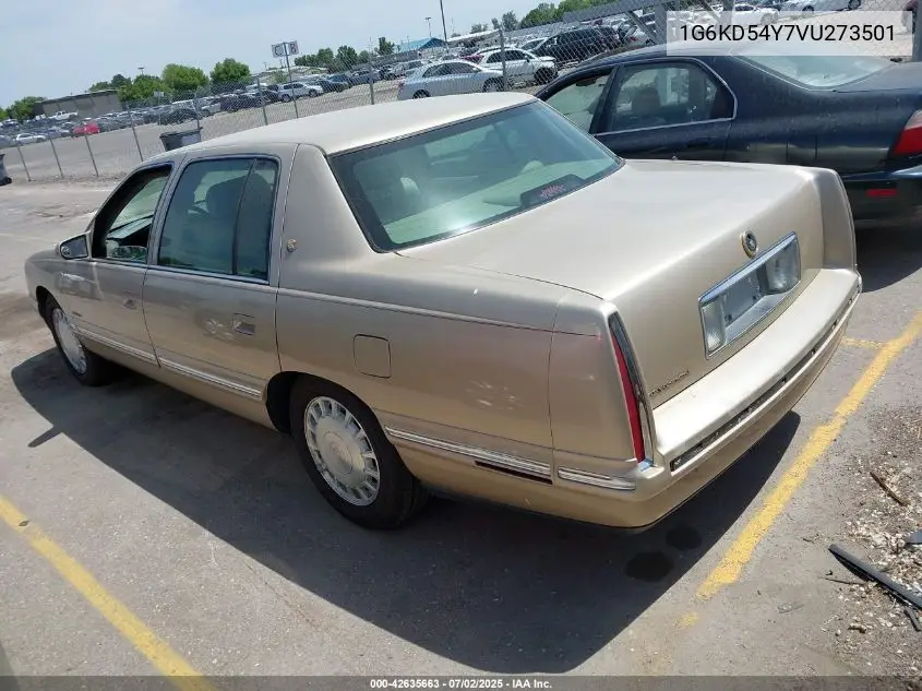 1997 Cadillac Deville Standard VIN: 1G6KD54Y7VU273501 Lot: 42635663