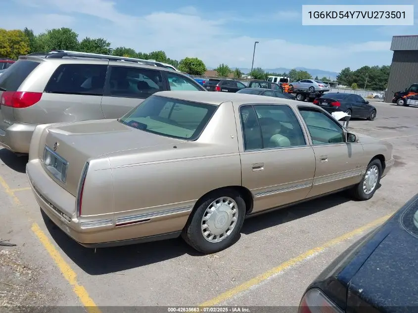 1997 Cadillac Deville Standard VIN: 1G6KD54Y7VU273501 Lot: 42635663