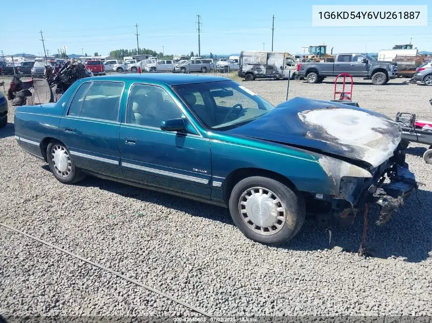 1997 Cadillac Deville VIN: 1G6KD54Y6VU261887 Lot: 42640683