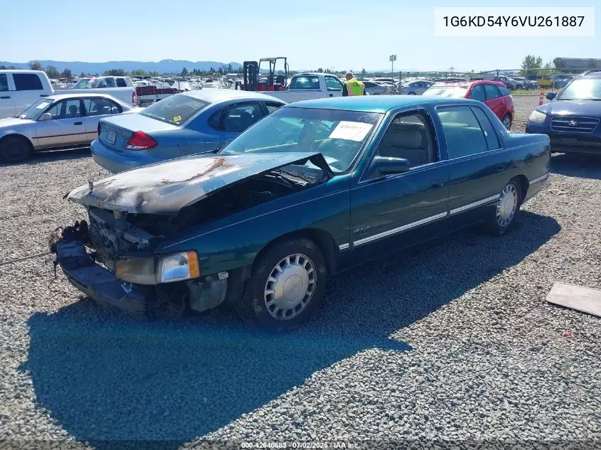 1997 Cadillac Deville VIN: 1G6KD54Y6VU261887 Lot: 42640683