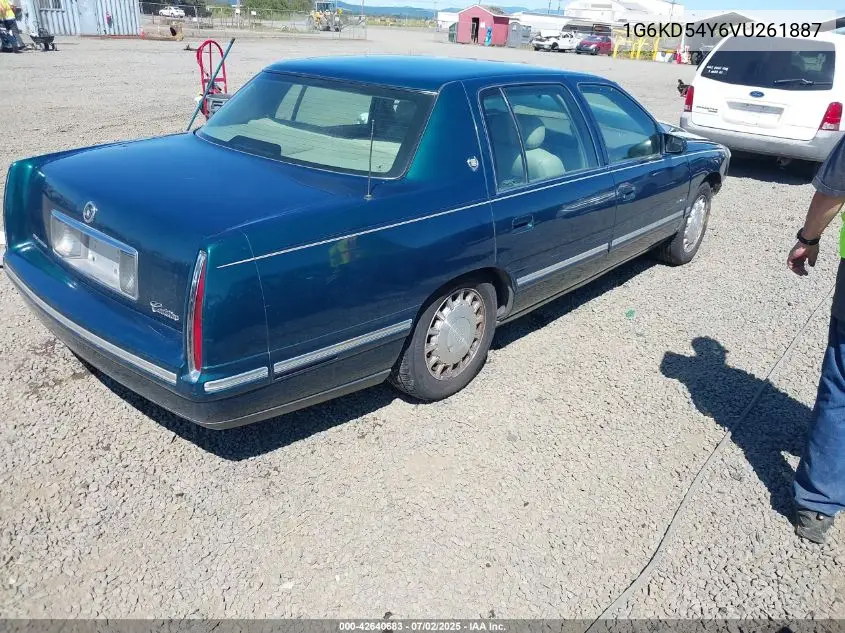 1997 Cadillac Deville VIN: 1G6KD54Y6VU261887 Lot: 42640683