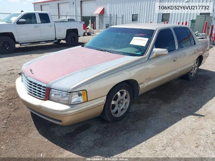 1997 Cadillac Deville Standard VIN: 1G6KD52Y6VU217732 Lot: 42660825