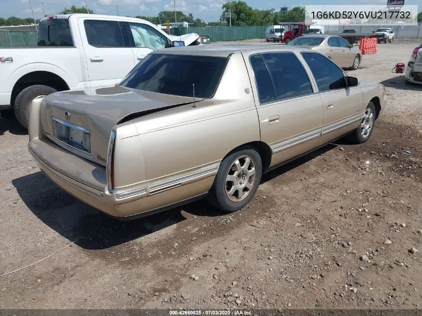 1997 Cadillac Deville Standard VIN: 1G6KD52Y6VU217732 Lot: 42660825