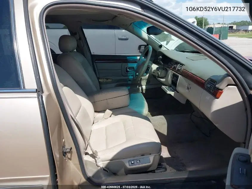 1997 Cadillac Deville Standard VIN: 1G6KD52Y6VU217732 Lot: 42660825