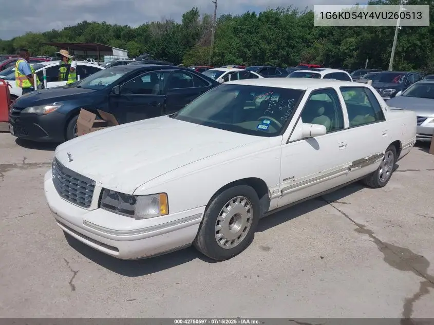 1997 Cadillac Deville Standard VIN: 1G6KD54Y4VU260513 Lot: 42750597