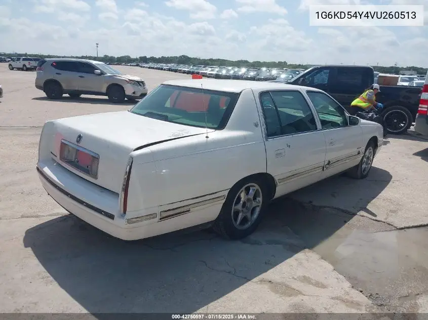 1997 Cadillac Deville Standard VIN: 1G6KD54Y4VU260513 Lot: 42750597