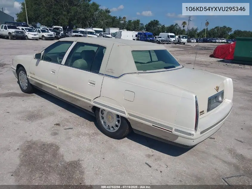 1997 Cadillac Deville Standard VIN: 1G6KD54YXVU295346 Lot: 42752256