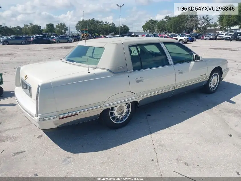 1997 Cadillac Deville Standard VIN: 1G6KD54YXVU295346 Lot: 42752256