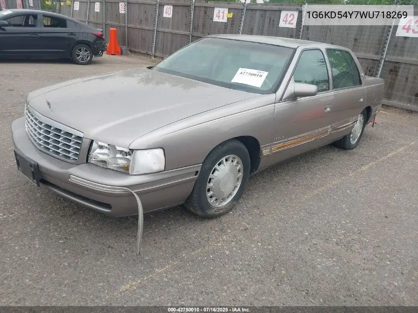 1998 Cadillac Deville Standard VIN: 1G6KD54Y7WU718269 Lot: 42750010