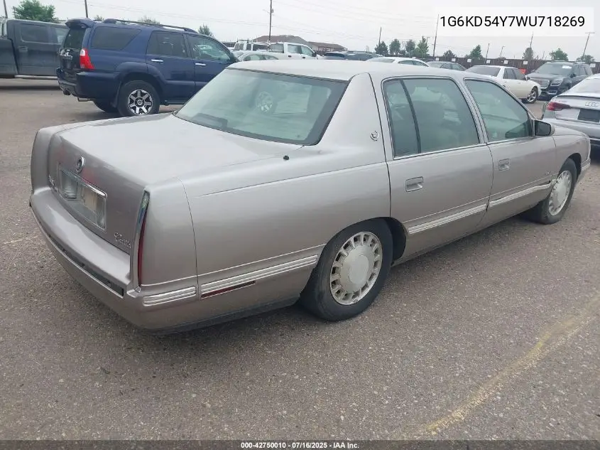 1998 Cadillac Deville Standard VIN: 1G6KD54Y7WU718269 Lot: 42750010