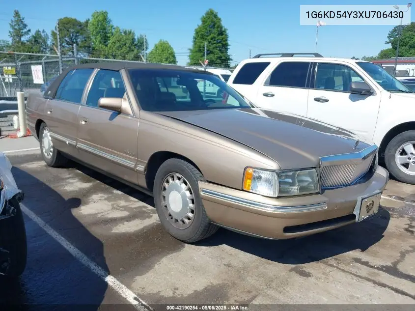 1999 Cadillac Deville Standard VIN: 1G6KD54Y3XU706430 Lot: 42190254