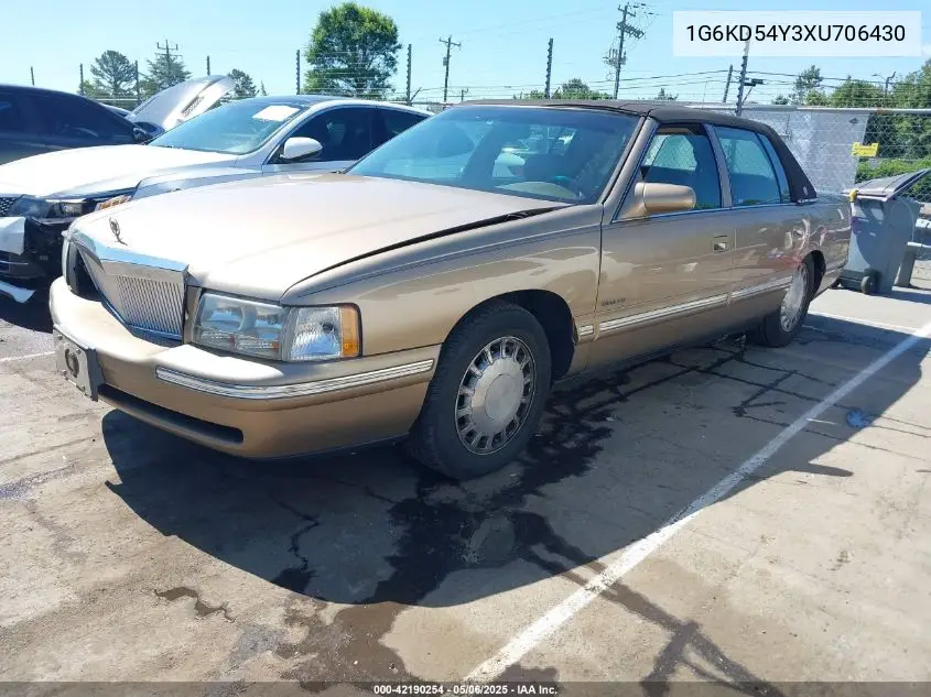 1999 Cadillac Deville Standard VIN: 1G6KD54Y3XU706430 Lot: 42190254