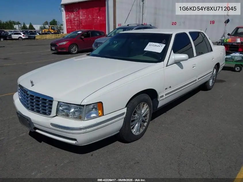 1999 Cadillac Deville Standard VIN: 1G6KD54Y8XU712045 Lot: 42226417