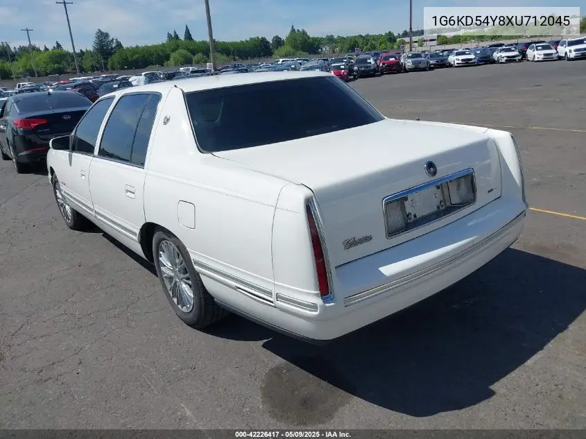 1999 Cadillac Deville Standard VIN: 1G6KD54Y8XU712045 Lot: 42226417