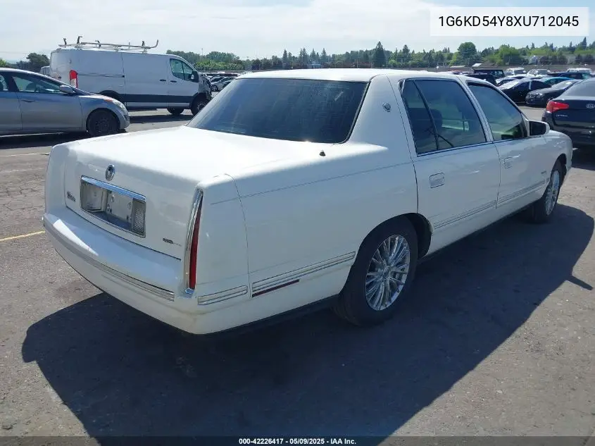 1999 Cadillac Deville Standard VIN: 1G6KD54Y8XU712045 Lot: 42226417