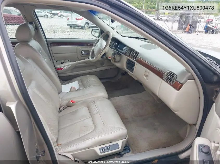 1999 Cadillac Deville D'elegance VIN: 1G6KE54Y1XU800478 Lot: 42433263