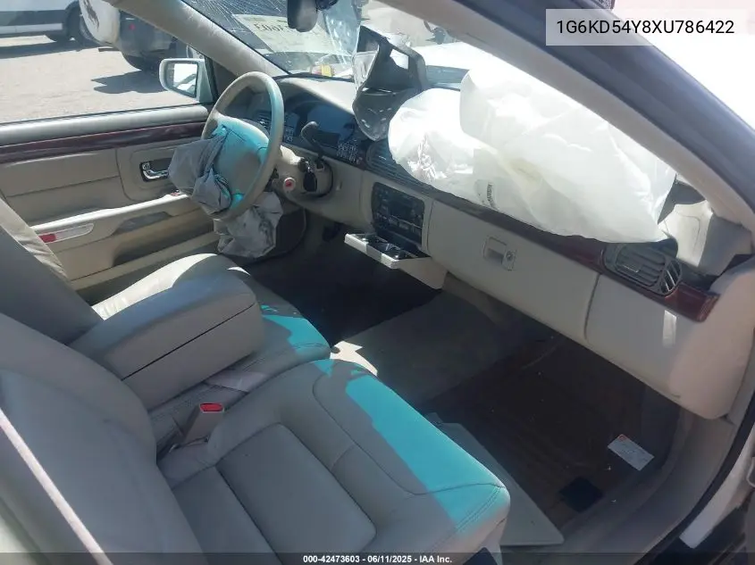 1999 Cadillac Deville Standard VIN: 1G6KD54Y8XU786422 Lot: 42473603